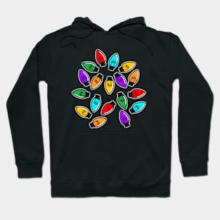 Glowing Christmas Bulbs Hoodie